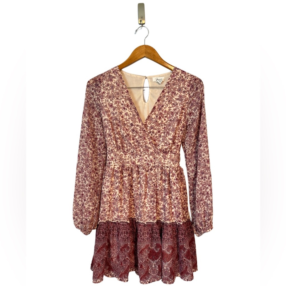 Floral Long Sleeved Dress